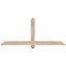 Ekena Millwork Eugene Smooth Timber Gable Bracket, Douglas Fir, 60"W x 25"H x 3 1/2"D x 3 1/2"F, 10/12 Pitch GBW060X25X0404EUG00SDF - alternate 1
